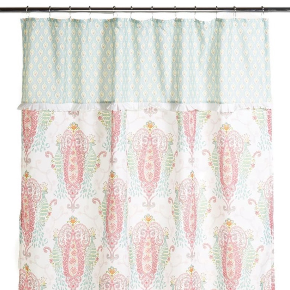 Dena Home Peacock Shower Curtain